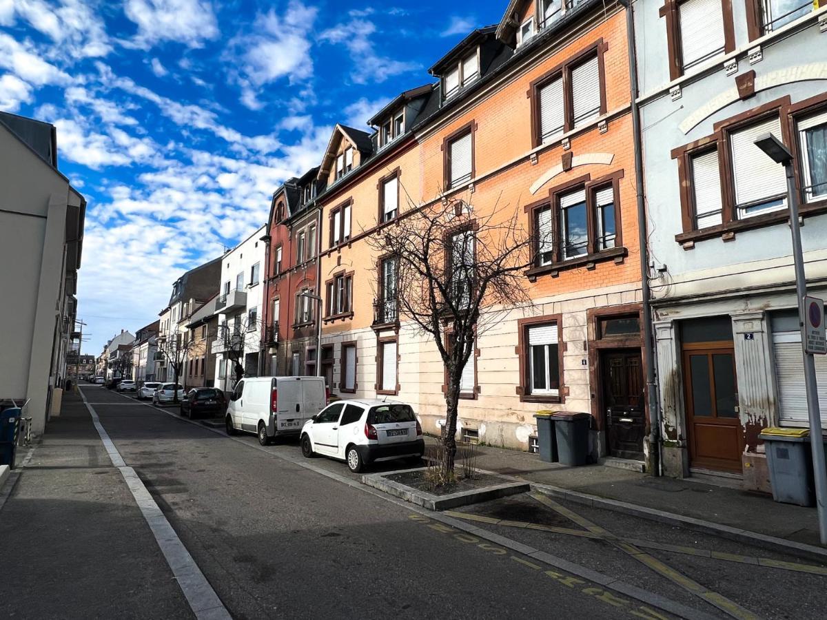 # Le 4 # Tres Beau Appartement T3 Neuf, Tout Confort, Mulhouse Centre Ville Kültér fotó